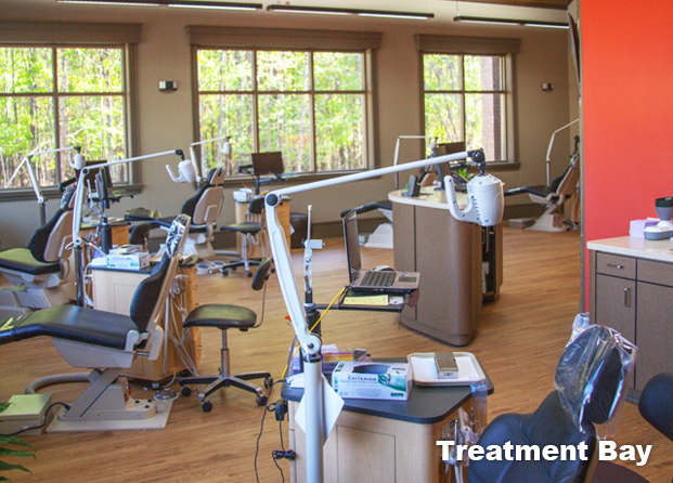 Jernigan Orthodontics office tour - Treatment bay